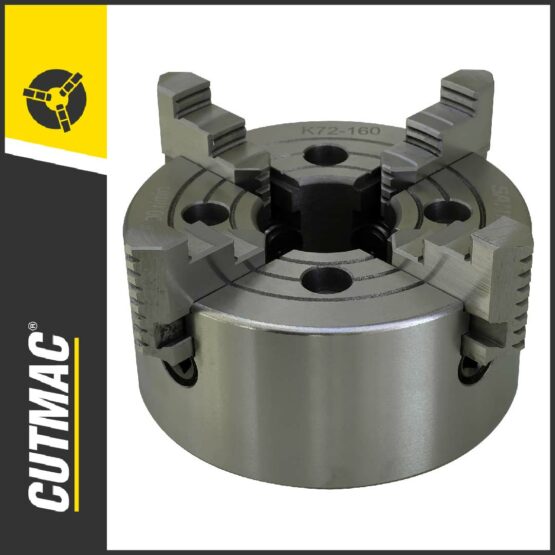 Plato para torno 160mm de 4 mordazas independientes